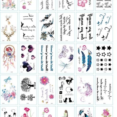 ASSORTED TEMPORARY 30 PACK C - Image 1